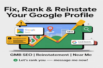 reinstate your suspended google business profile and optimize it for visibility