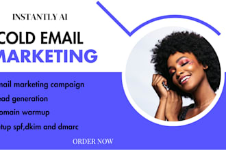 set up instantly ai cold email outreach generate qualified leads cold email copy