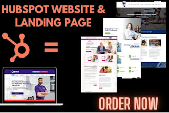 build hubspot website or hubspot landing pages
