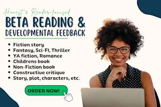 beta read fiction story, sci fi fantasy book plot analysis, ya novel pre editor