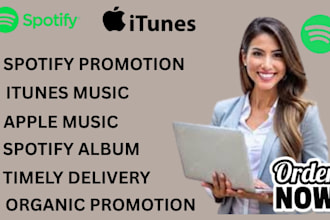 promote sportify itunes music apple music music listeners organic viewers
