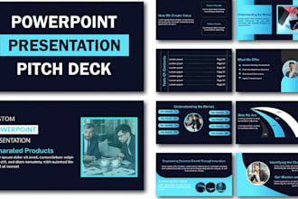 design pitch deck and investor presentation for startup fundraising, vc meeting