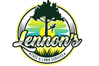 design a exclusive tree, lawn service logo
