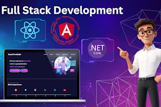 be your angular, react and asp net core developer