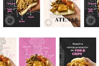 diseñaré publicacioens de instagram estéticas y originales