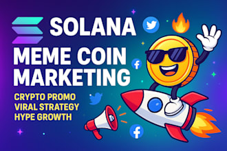 solana meme coin marketing, crypto meme coin promotion