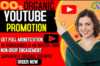 do organic youtube promotion for channel monetization