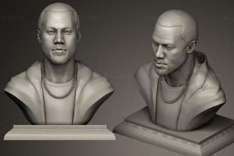 custom 3d character miniature model articulated action figure design for print