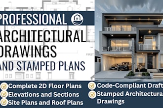 create floor plan, foundation and framing for city permit