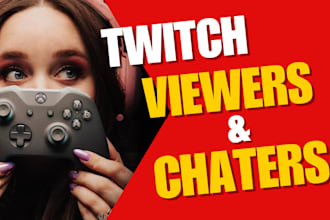 do twitch channel promotion to boost twitch live viewers and chatters