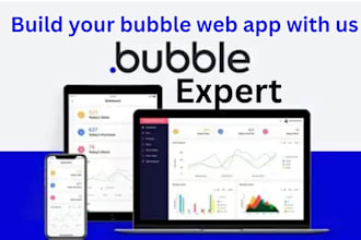 develop your nocode bubble io website or mobile app top ai developer mvp saas