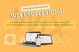 design a custom wix business website with SEO, blog, and ecommerce