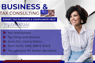 file US tax returns, 1120, 1040, 5472, boi for residents, nonresidents, llcs