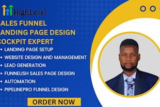 sales funnels cockpit, brevo, suitedash, landing page,funnelish