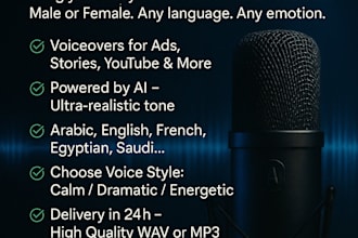 create realistic al voiceovers in any language or accent