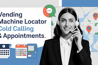 cold calling vending machines, vending machine locator and appointment se