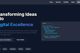 build you a clean and responsive one page website