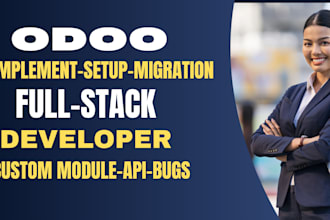 install and customize odoo erp, website, CRM, fix bugs and invoice system