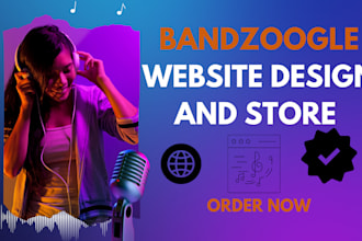 build music merch website, podcast website bandzoogle store, merchandise website