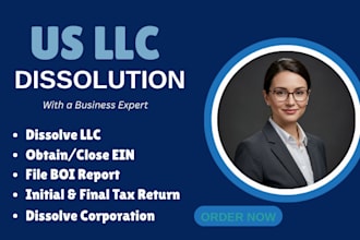 close, terminate, file dissolution, your USA corporation, llc