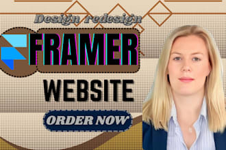 clone, create, build, design redesign or develop responsive framer website