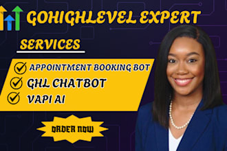 setup gohighlevel ai chatbot, vapi ai calling agent, ghl appointment booking bot