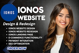 ionos website design, ionos website redesign, ionos ecommerce, develop ionos