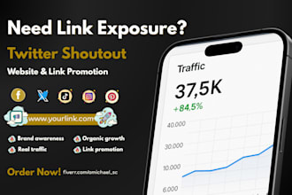 promote, shoutout, share website link to 80m USA, UK twitter, fb, ig audience