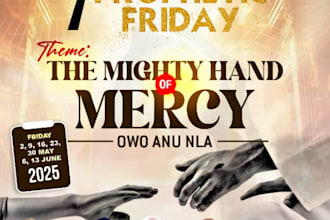 do a church flyer, revival, conference, worship, event flyer