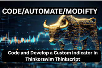 code and develop your strategy on quantower, ctrader, sierra chart, thinkorswim