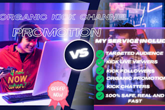 do kick channel promotion