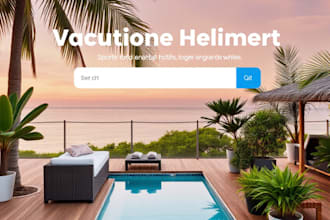 design vacation rental, hotel booking lodgify airbnb short term rental website
