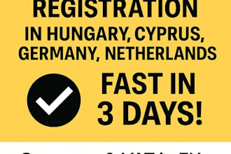 register your company and vat in hungary,cyprus, germany, netherlands