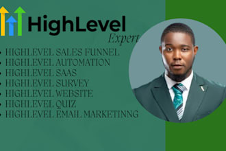 gohighlevel ghl sales funnel automation saas survey website email marketing quiz