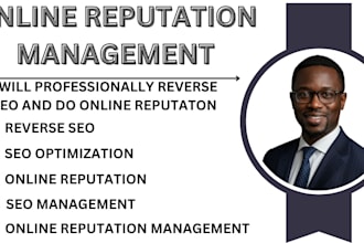 do online reputation management, ORM and reverse SEO optimization solution