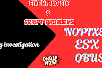 develop fivem server fix fivem bugs fix script bug