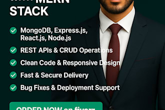 create full stack mern web apps with API and authentication
