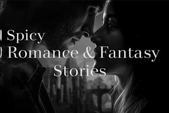 write a spicy romance or fantasy story