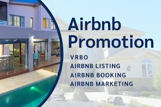 market and promote your airbnb listing, vrbo with advance ads to boost booking