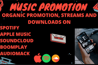 youtube music promotion apple music spotify soundcloud itunes audiomac promotion