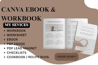 design editable canva template, workbook, fillable PDF, kdp journal, worksheet