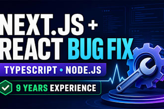 fix nextjs react typescript and nodejs bugs