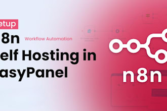 setup workflow n8n automation server, selfhost n8n automation, make automation