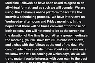 coach you for medical school or residency interviews with expert feedback