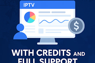 setup best reseller panel to start iptv business with credits and full support