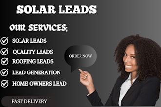 generate quality lead generation solar lead roofing lead