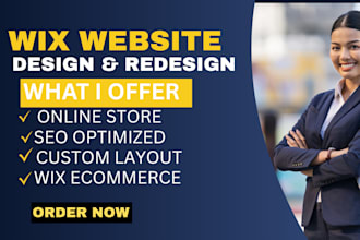 design and redesign wix studio website, wix web design, wix expert and SEO