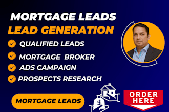 generate mortgage, hard money, dscr, first time home buyer, real estate leads