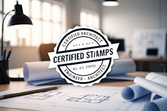 provide certified architectural design, structural engineering review, pe stamps