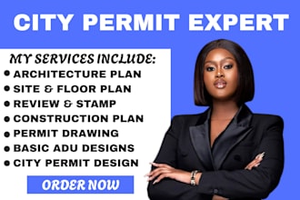 city permit, create site plan floor plan permit, deck mep adu patio design pro